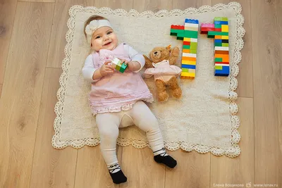 Первый год малыша\": Аришке 11 месяцев - Семейный и детский фотограф Елена  Вощикова