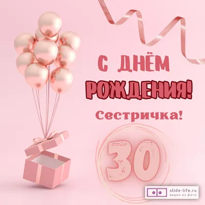 Открытки с днем рождения парню 30 лет — Slide-Life.ru