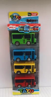 Корейский мультяшный автобус tayo автомобиль для транспортировки с мини  синим грузовиком и белым автомобилем детские игрушки Oyuncak подарок для  мальчика | AliExpress