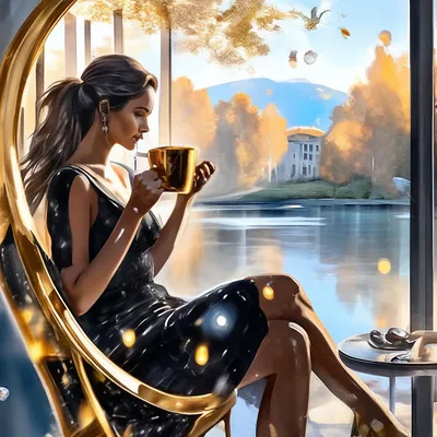 Доброе утро, красавица Вырезка векторного букв вручную Стиль мультфильма  Иллюстрация вектора - иллюстрации насчитывающей кофе, еда: 161831163