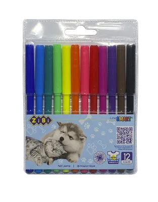 Фломастеры ZiBi SMART Line МАГИЯ, 6 цветов (ZB.2812) купить в  интернет-магазине OfficeTime: цены, отзывы, фото, характеристики