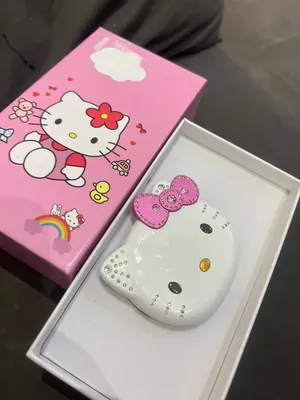 Новинка 2023 Kawaii Sanrioed Hello Kitty Флип-телефон мультфильм милый  Taiml мини телефон подарки подарок на день рождения игрушки | AliExpress