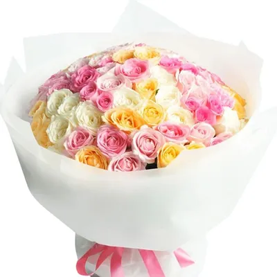 Купить Сердце из роз Любимой маме с доставкой в Омске - магазин цветов Трава