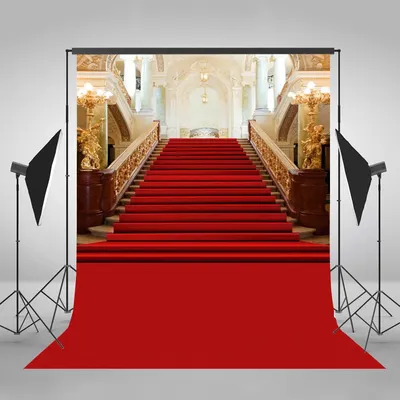Фон для фотосъемки с изображением красной ковровой дорожки | AliExpress