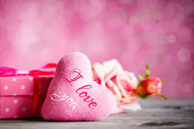 Изображение Обои День святого Валентина, пара, сердце, любовь для рабочего  стола на рабочий стол hd
