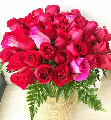 Заказать букет роз для любимой девушки FL-1733 купить - хорошая цена на  букет роз для любимой девушки с доставкой - FLORAN.com.ua