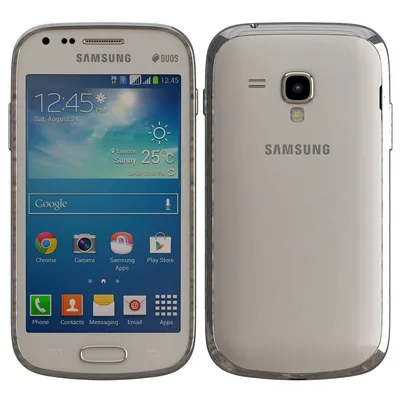 Samsung Galaxy S Duos 2 S7582 White 3D model - Download Electronics on  3DModels.org