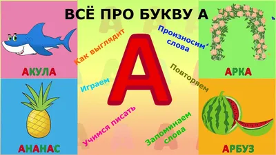🅰️ Алфавит БУКВА А + как писать + слова на А #Детскаяпланета  #ТатьянаБокова - YouTube
