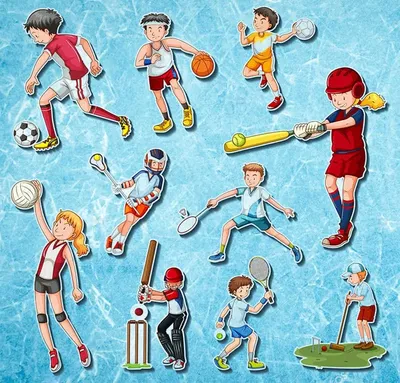 Картинки про спорт для детей дошкольного возраста