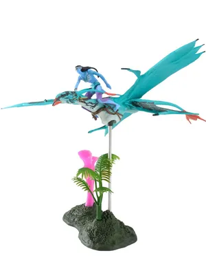 Фигурки McFarlane Toys Аватар Нейтири на банши Avatar (на подставке, 23 см)  - купить в Starfriend, цена на Мегамаркет