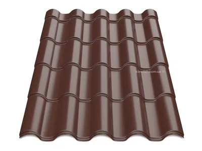 Металлочерепица Монтеррей Стандарт, 0,45 мм шоколад, цена в Перми от  компании Новый Дом
