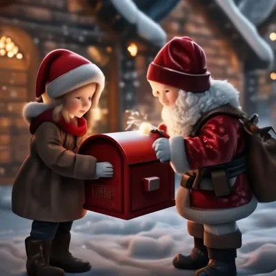 Ящик для писем Деду Морозу | AliExpress
