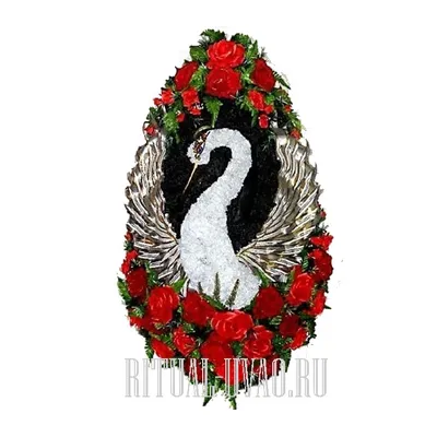 Купить венки в Челябинске - заказать погребальный венок (могильный) из  живых или искусственных цветов с лентой и без - Успение