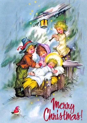 Изумительная рождественская открытка художника Josefine ... | Рождественские  пейзажи, Рождественские открытки, Рождественские иллюстрации