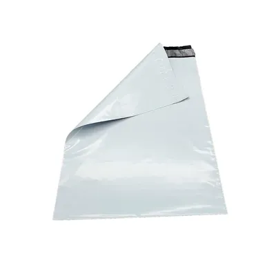 Курьер-пакет 240х320+40 мм (толщина 60 мкм) белый без кармана, упаковка 50  шт. | AliExpress