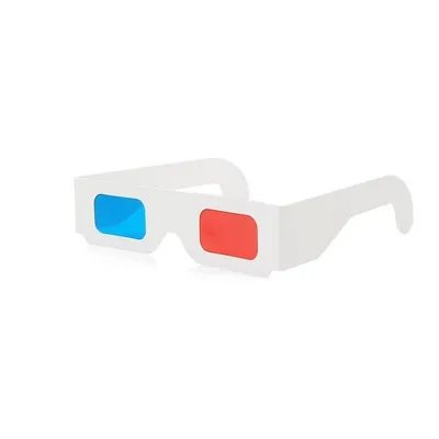 3D-очки, Изолированных На Белом Фоне. 3D-кино Фильм. Фотография, картинки,  изображения и сток-фотография без роялти. Image 47341612
