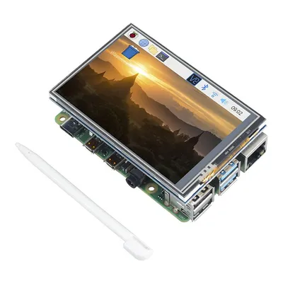 3.5\" Inch 480x320 Pi 4 3 Touch Screen LCD Display Monitor with Case -  Walmart.com
