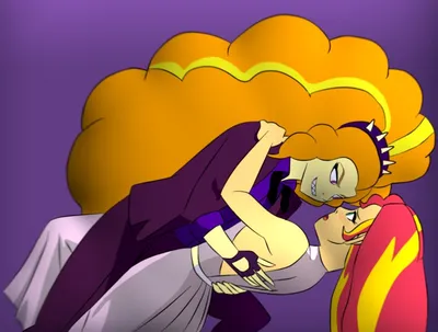 Adagio Dazzle in her date by Lhenao on DeviantArt | My little pony  pictures, Adventure time girls, Mlp my little pony