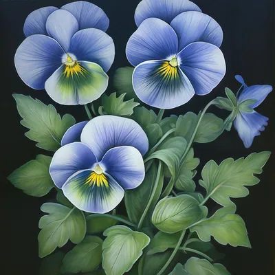 Анютины глазки Цветочный рисунок, цветок, фиолетовый, компьютерные обои,  цветок png | PNGWing