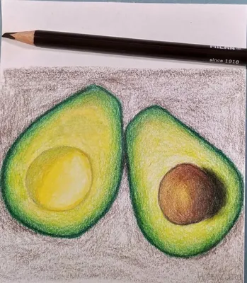 How To Draw An Avocado Downtime Cute | Yulka Avocado Drawings - YouTube