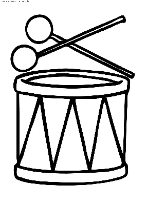 Картинка барабана для детей - 58 фото
