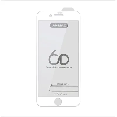 Защитное стекло IPhone 8 Plus , белая рмака на весь экран , стекло  противоударное защитное (ID#1893796610), цена: 84.55 ₴, купить на Prom.ua