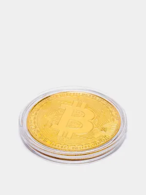 Монета BITCOIN, сувенирный Биткоин купить по цене 195 ₽ в интернет-магазине  KazanExpress