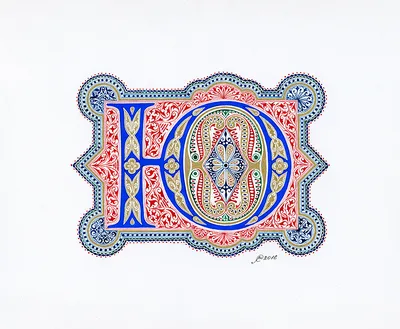 Набор для вышивания Буквица М – купить в интернет-магазине РИОЛИС (1292)