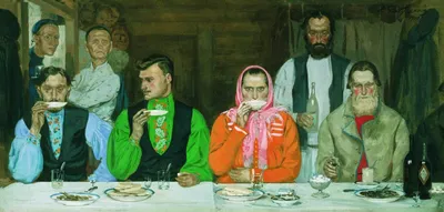 Купить картину Чаепитие с историей в Москве от художника Шмакова Елена