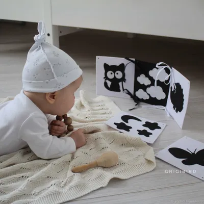 Черно-белые картинки для новорожденных | Черно-белое, Новорожденные, Малыши