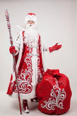 Дед мороз с мешком подарков картинки обои