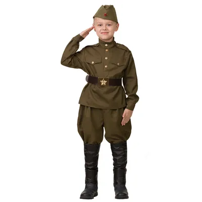 Детская военная форма Солдат 8011 с брюками галифе для мальчика в интернет  магазине