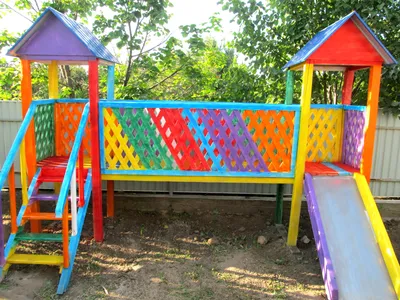 Горка для детской площадки | Пикабу