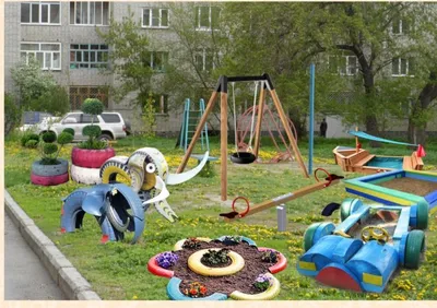 Самостоятельное обустройство детской площадки на даче или загородном доме —  Городок