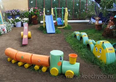 Детская площадка своими руками — 20 идей для дачи — Roomble.com