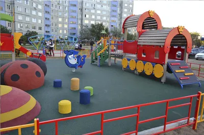 Москва, благоустройство детской площадки | Работы ландшафтной студии Гринтэк