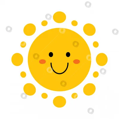 Весёлое детское солнышко вокруг …» — создано в Шедевруме