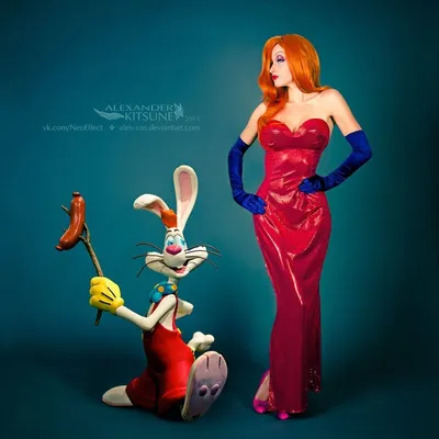 Жена кролика Роджера в реальности: посмотрите на модель, чья талия в 10 раз  меньше груди