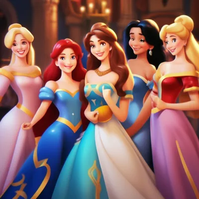Как бы выглядели принцессы Disney беременные и после родов?
