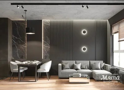 Дизайн интерьера квартиры в темных тонах в Санкт-Петербурге ✔️ Идеи дизайна  фото