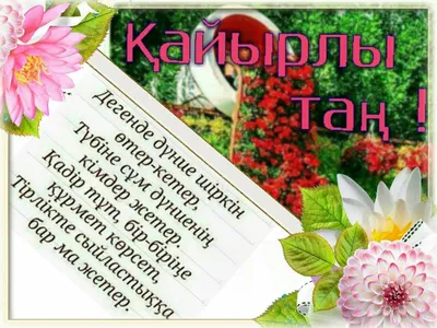 на казахском языке открытки с добрым утром｜Поиск в TikTok