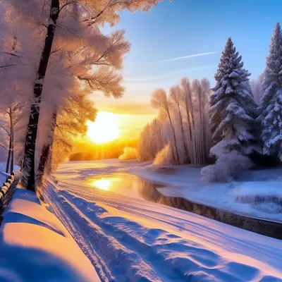 Доброе зимнее утро, хорошего дня и прекрасного настроения