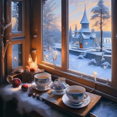 Картинка - доброго зимнего утречка, прекрасного дня!.