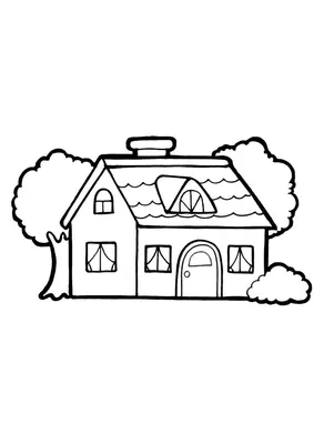Мой Дом Для Детей — стоковая векторная графика и другие изображения на тему  Дом - Дом, Ребёнок, Векторная графика - iStock