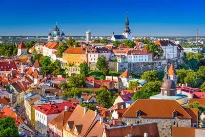городской пейзаж эстония Tallinn эстония Стоковое Изображение - изображение  насчитывающей день, мэри: 49862663