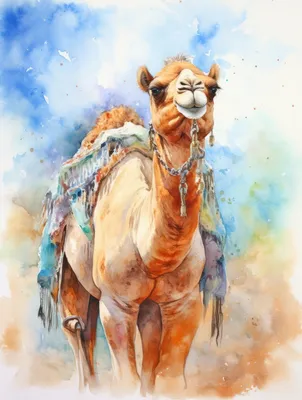 Верблюд рисунок для детей - 57 фото