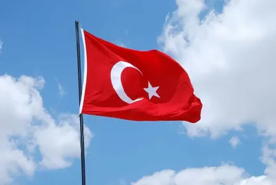 Флаг Турции. Анимация Gif