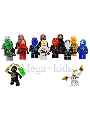 LEGO Набор Лего человечки фигурки герои Ниндзяго