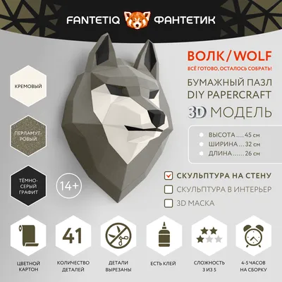 Файл STL Мрачная голова волка 🐉・Модель 3D-принтера для скачивания・Cults