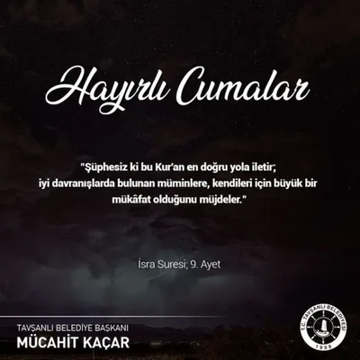 Hayirli Cumalar. Translation from Turkish: Happy Holy Friday Fridge Magnet  : Amazon.ca: Home